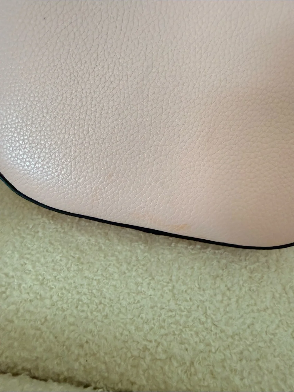 Kate Spade Leila North South Crossbody in Rose Smoke Pebbled Leather